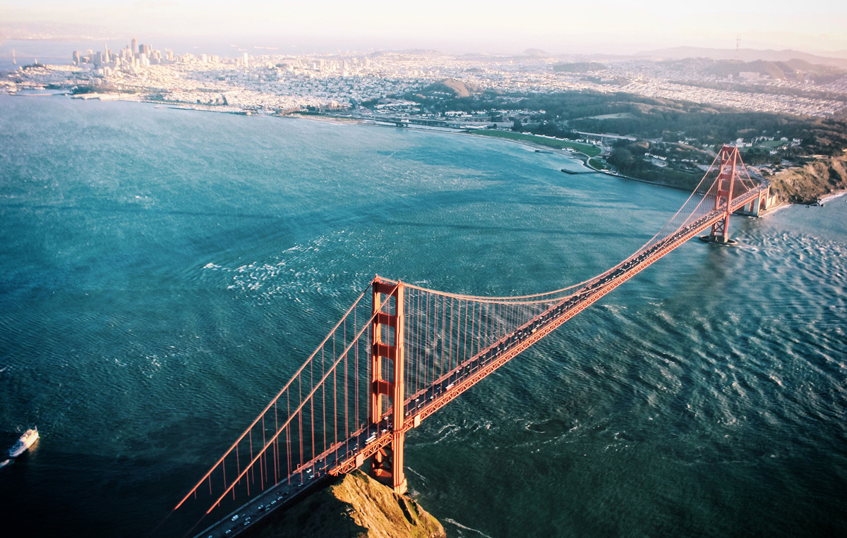 The golden gate bridge